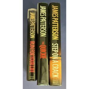 3 James Patterson & Michael Ledwidge Hard Cover Novels
